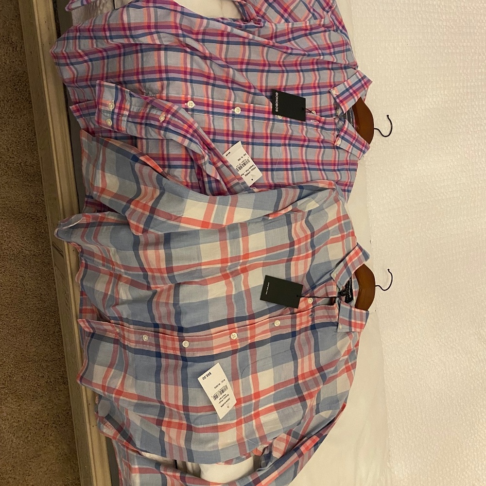 2 Brand new Bonobos men’s Medium long sleeve slim fit